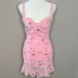 NWT Dolls Kill I'm Baby Mini Slip Dress